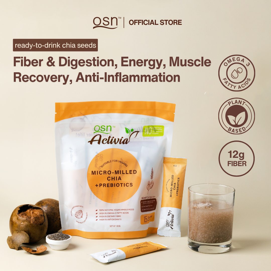 OSN Activia - Healthy Chia Seed Plant-Based Fiber Drink