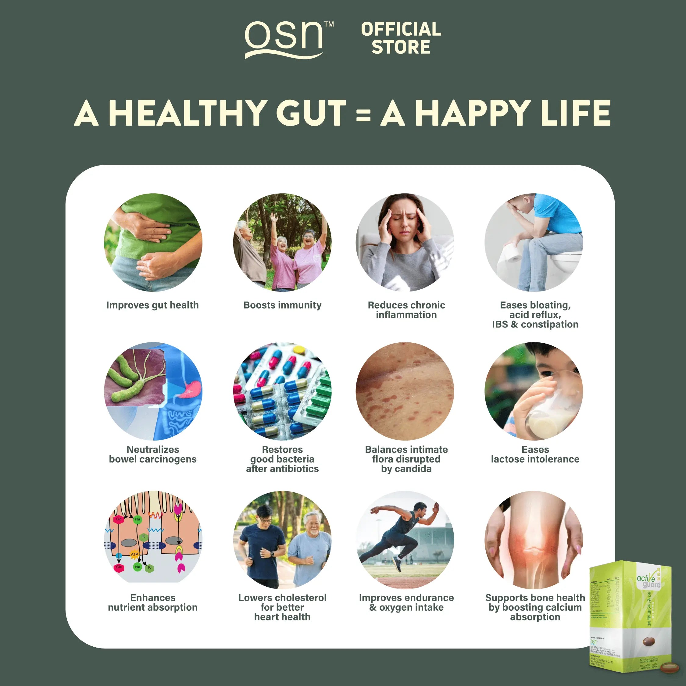 OSN probiotics for gut health and immune balance