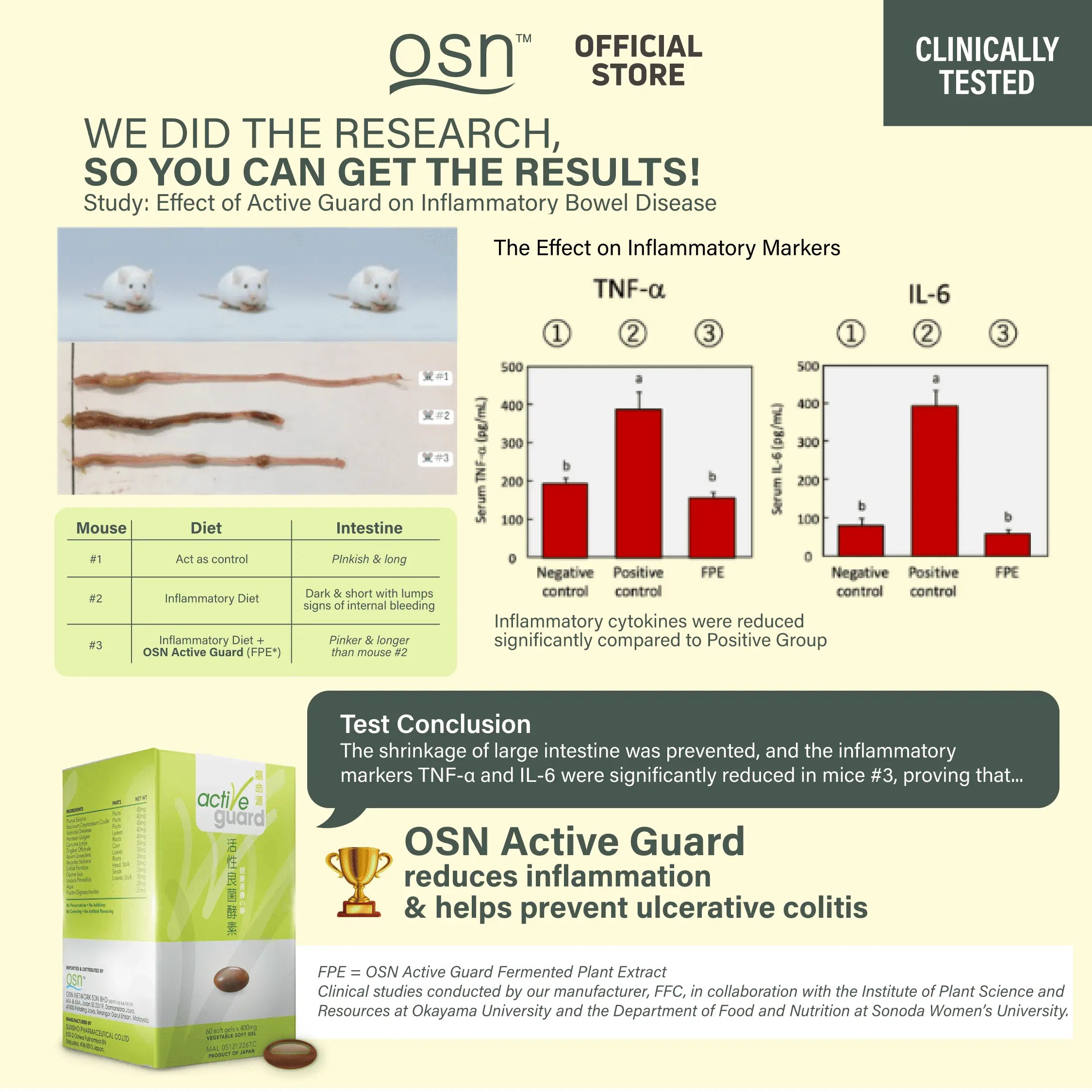 OSN probiotics for gut health supporting strong immunity
