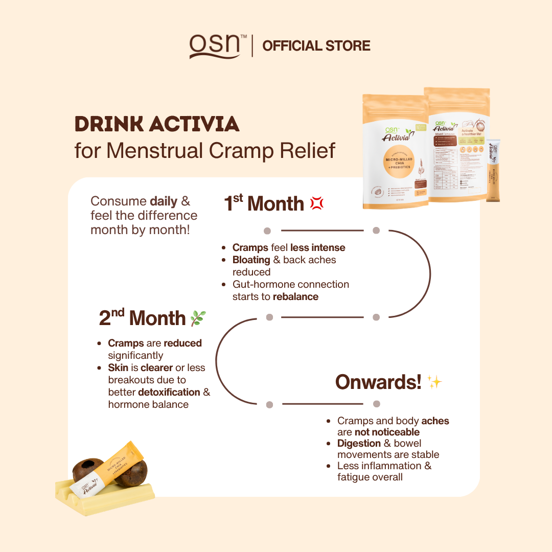 OSN Activia - Healthy Chia Seed Plant-Based Fiber Drink