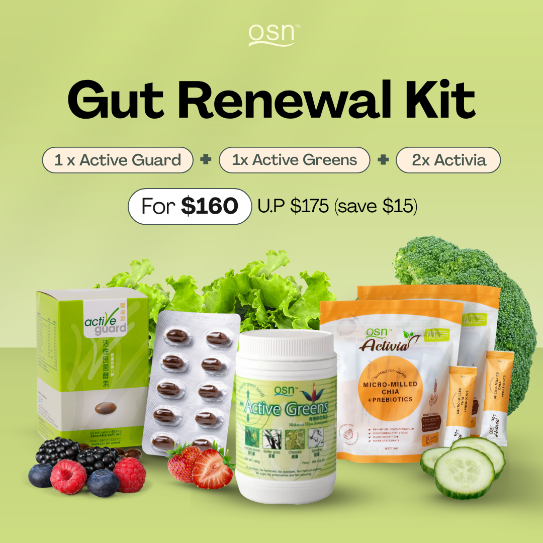 Gut Renewal Kit | Complete 30-Day Gut Reset with Probiotics, Greens & Fiber